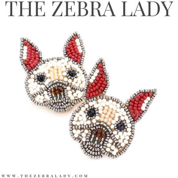 French Bulldog Earrings - Picture 1 of 1
